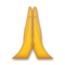 Folded Hands emoji on LG